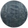 vidaXL Pel&iacute;cula p/ piscina PE solar flutuante 381 cm preto e azul
