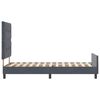 vidaXL Cama Box com cabeceira Cinzento escuro 80 x 200 cm Veludo