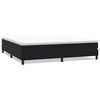 vidaXL Cama com molas sem colch&atilde;o 200x220 cm veludo preto