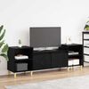 vidaXL Gabinete para TV Carvalho Preto 160 x 35 x 55 cm