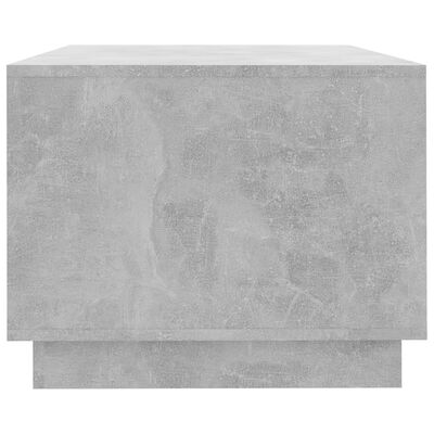 vidaXL Mesa de centro 102x55x43 cm aglomerado cinzento cimento