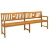 vidaXL Banco de exterior 4 -lugares 220 x 56 x 90 cm