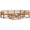 vidaXL Conjunto de Sof&aacute;s para Exterior 5 pcs Natural