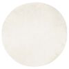 vidaXL Tapete de de ovelha sint&eacute;tica TAFALLA Branco &Oslash; 80 cm Poli&eacute;ster