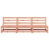 vidaXL Sof&aacute;s sem bra&ccedil;os p/ jardim 3 pcs 70x70x67 cm douglas maci&ccedil;a