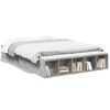vidaXL Estrutura de cama 150x200 cm derivados de madeira cinza cimento