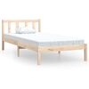 vidaXL Estrutura de cama 90x200 cm pinho maci&ccedil;o