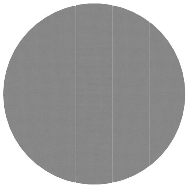 vidaXL Pano para ch&atilde;o de piscinas &Oslash;550 cm poli&eacute;ster geot&ecirc;xtil cinza