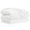 vidaXL Duvet de Ano Inteiro Branco 240 x 220 cm Fibra de bambu