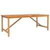 vidaXL Conjunto de Jantar para Jardim 7 pcs Castanho