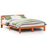 vidaXL Cama sem colch&atilde;o 120x200 cm madeira pinho maci&ccedil;a castanho-mel