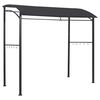 vidaXL Gazebo de churrasco 215x150x220 cm aço antracite