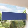 vidaXL Toldo lateral retr&aacute;til para p&aacute;tio 100x300 cm azul