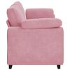 vidaXL Sof&aacute; de 3 lugares 220x77x82 cm veludo rosa