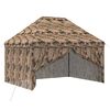 vidaXL Gazebo Pop-up com 4 Lateral 3 x 4 m Camuflagem Florestal
