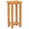 vidaXL Mesa de apoio 27x24x55 cm madeira de carvalho maci&ccedil;a
