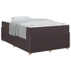 vidaXL Estrutura da Cama Marrom Escuro 120 x 190 cm tecido