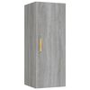 vidaXL Arm&aacute;rio parede 34,5x34x90 cm derivados madeira cinzento sonoma