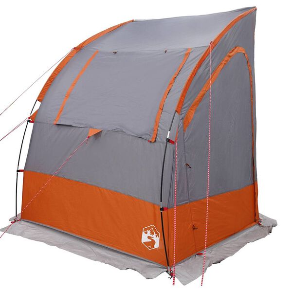vidaXL Tenda para bagageira Cinza e Laranja 194 x 180 x 210 cm tafet&aacute;
