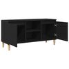 vidaXL Gabinete para TV Carvalho Preto 102 x 35 x 50 cm