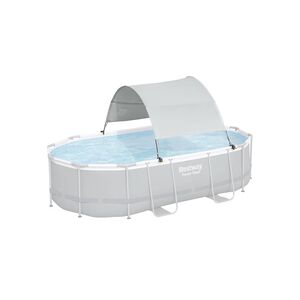 Bestway Toldo para piscina acima do solo branco