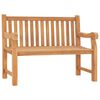 vidaXL Banco de jardim 114 cm madeira de teca maci&ccedil;a