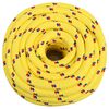 vidaXL Corda de barco 20 mm 50 m polipropileno amarelo