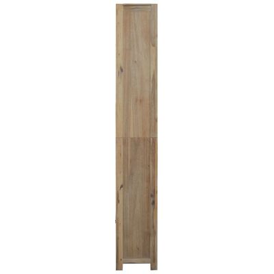 vidaXL Estante com 7 prateleiras 80x30x200 cm madeira de acácia maciça
