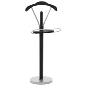 vidaXL Cabide de p&eacute; 45x35x107 cm preto e cinzento