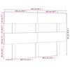 vidaXL Cabeceira de cama 204x3x81 cm pinho maci&ccedil;o castanho mel