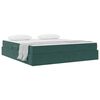 vidaXL Cama com arruma&ccedil;&atilde;o e colch&atilde;o Verde Escuro 180 x 200 cm Veludo