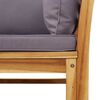 vidaXL 6 pcs conjunto lounge jardim c/almofad&otilde;es madeira maci&ccedil;a ac&aacute;cia