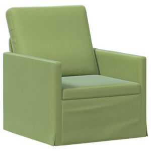 vidaXL Sof&aacute; de solteiro Verde Claro 70 x 81 x 82 cm Veludo (V)