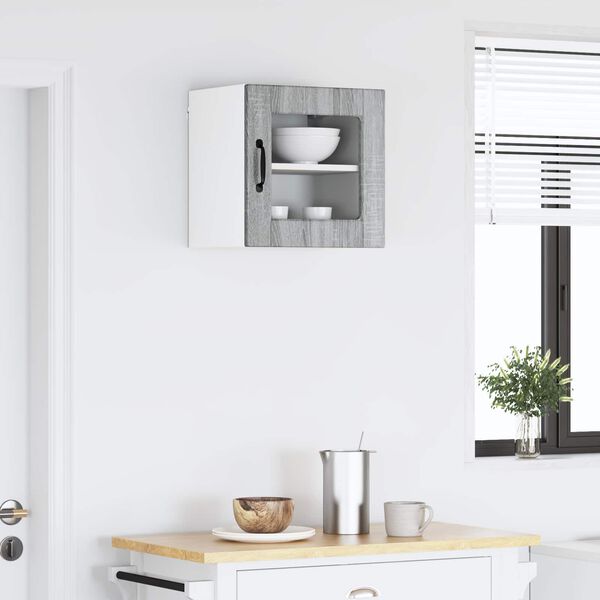 vidaXL Arm&aacute;rio de Cozinha com prateleira Cinza Sonoma 40 x 31 x 40 cm