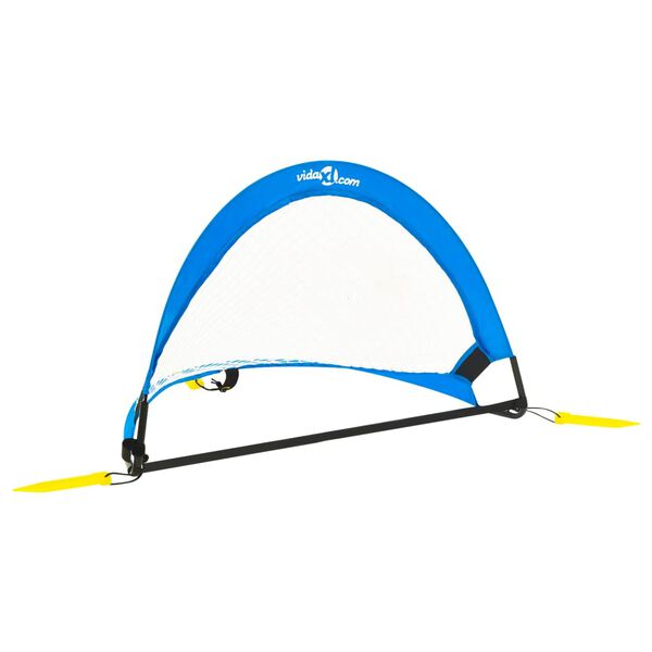vidaXL Baliza de futebol infantil 2 pcs 75,5x46x48 cm