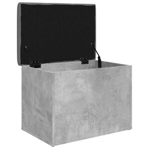 vidaXL Banco de arruma&ccedil;&atilde;o 62x42x45cm derivados madeira cinzento sonoma