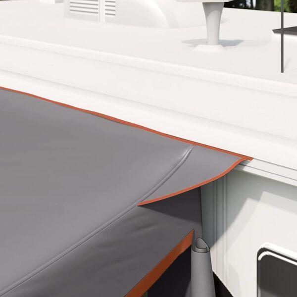 vidaXL Tenda para bagageira Cinza e Laranja 285 x 255 x 245 cm tafet&aacute;