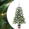 vidaXL &Aacute;rvore de Natal com 150 LEDs com suporte Verde 90 cm PE