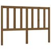 vidaXL Cabeceira de cama 156x4x100 cm pinho maci&ccedil;o castanho mel