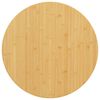 vidaXL Tampo de mesa &Oslash;80x2,5 cm bambu