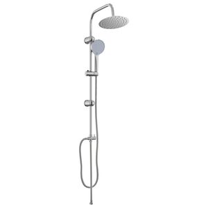 vidaXL Sistema de Chuveiro Prateado 47 x 20 x 95 cm A&ccedil;o inoxid&aacute;vel