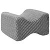 vidaXL Almofada para Joelho Cor s&oacute;lida Cinzento 26 x 21,5 x 15 cm