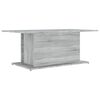 vidaXL Mesa de centro 102x55,5x40 cm derivados de madeira cinza sonoma