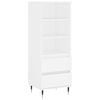 vidaXL Aparador 40x36x110 cm derivados de madeira branco