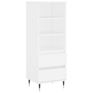 vidaXL Aparador 40x36x110 cm derivados de madeira branco