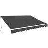 vidaXL Todo dobr&aacute;vel manual 400 cm antracite