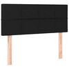 vidaXL Cama boxspring com colch&atilde;o 120x190 cm tecido preto