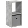vidaXL Mesa-de-cabeceira Cinzento 25,5 x 22 x 49,5 cm