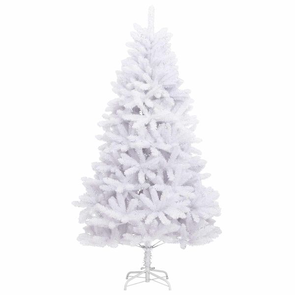 vidaXL &Aacute;rvore de Natal Artificial Branco 180 cm PVC e Metal