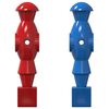 vidaXL Jogadores de Mesa de P&eacute; de Pato 22 unid. Azul e Vermelho PP